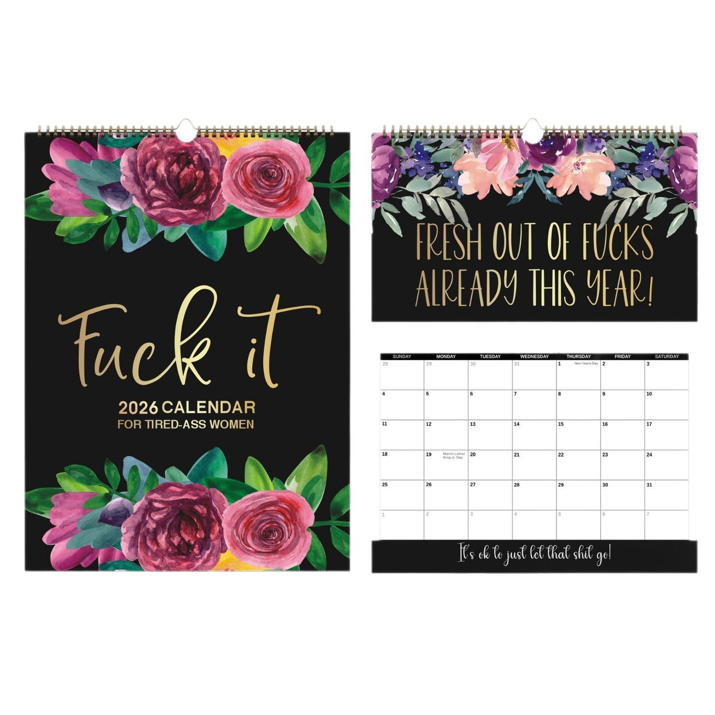 Fuck It Again – 2026 Calendar For Women Who've Had Enough