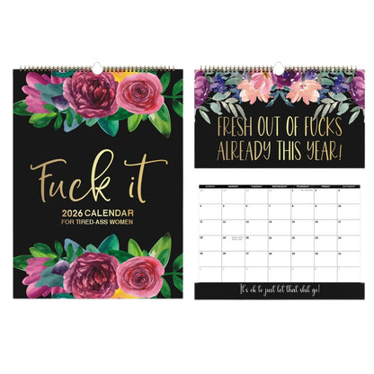 Fuck It Again – 2026 Calendar For Women Who've Had Enough