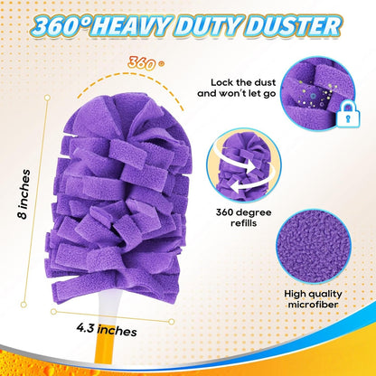 Luhaka®✨ 360° Electrostatic Duster Refills — The Sustainable Choice for a Dust-Free Home
