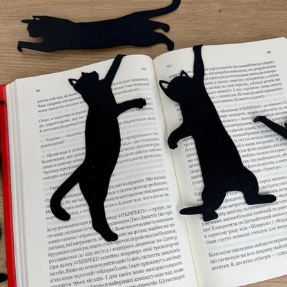 🏆Flash Sale⚡ 50K+ SOLD! 🔥😹5Pcs Metal Cat bookmark