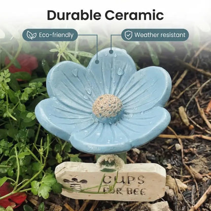 Cilifer®   🌸Flower-shaped resin bee watering station🐝💧