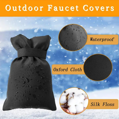 49% OFF This Week Promotions🎉🎉2 Packs Outdoor Faucet Covers for Winter Freeze Protection(8.5x5.5 Inch)