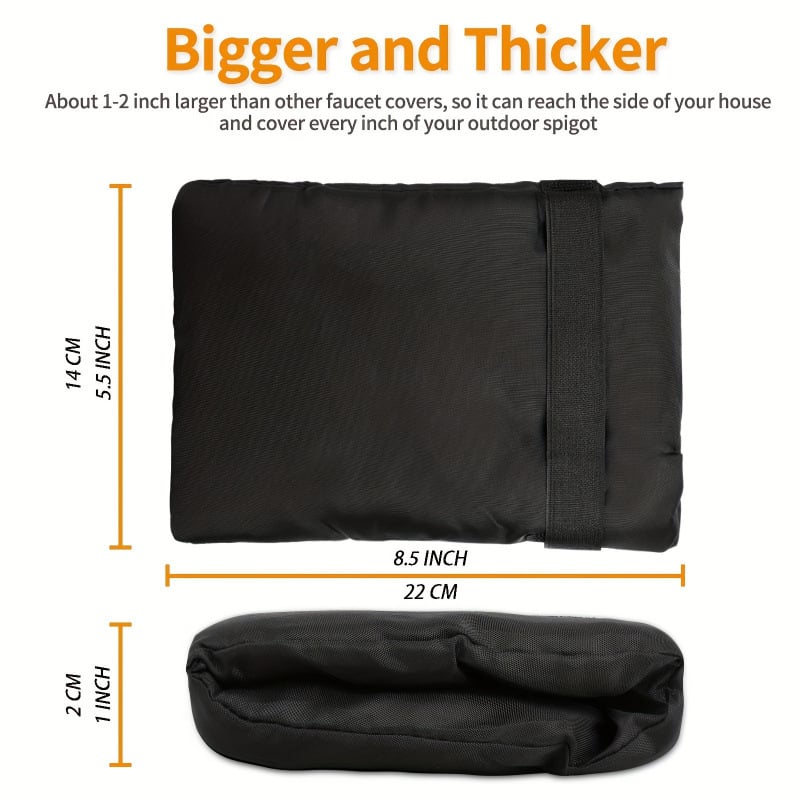 49% OFF This Week Promotions🎉🎉2 Packs Outdoor Faucet Covers for Winter Freeze Protection(8.5x5.5 Inch)