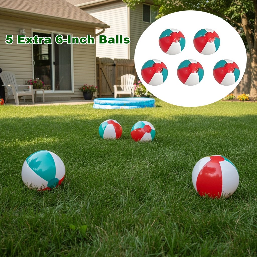 🟢 5 Extra 6-Inch Balls