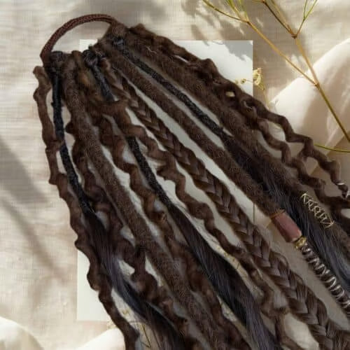 Cilifer®   ⏰New Year's Lowest Price! 🎉 - 👩🏼‍🦱Elastic Dread Ponytail Salty Soul