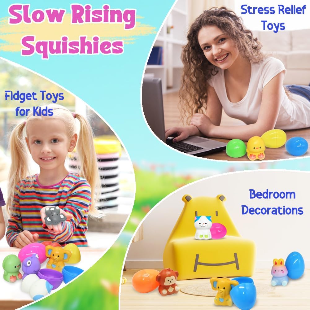 Cilifer®    Easter Eggs Prefilled Slow Rising Squishy Toys