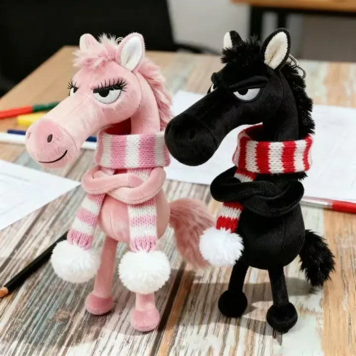 Pink Horse Lucky Mascot