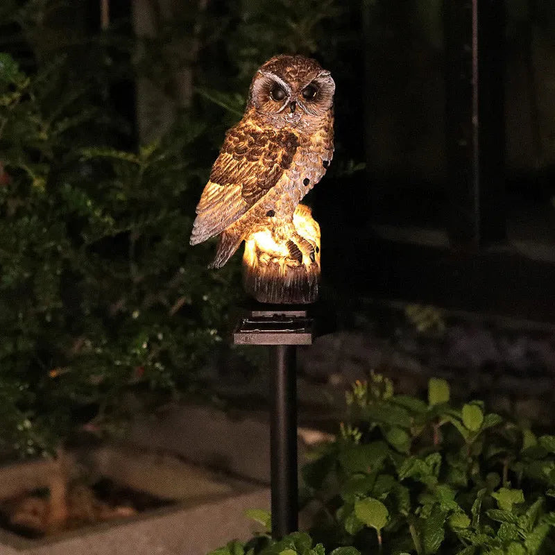 🔥Christmas Big Sale -- 50% OFF🔥Waterproof Solar Owl Light – LED Pathway Light for Lawn. Garden Decor & Can Scare Away Birds