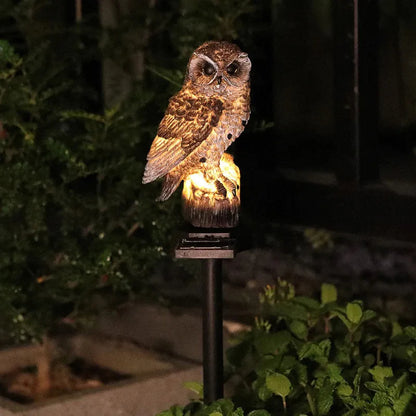 🔥Christmas Big Sale -- 50% OFF🔥Waterproof Solar Owl Light – LED Pathway Light for Lawn. Garden Decor & Can Scare Away Birds