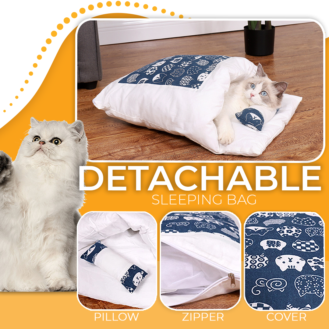 Detachable Warm Cat Bed