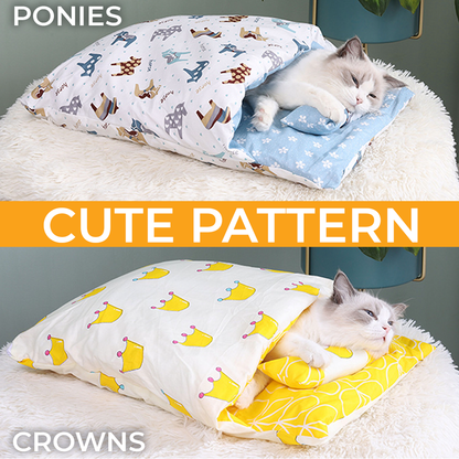 Detachable Warm Cat Bed