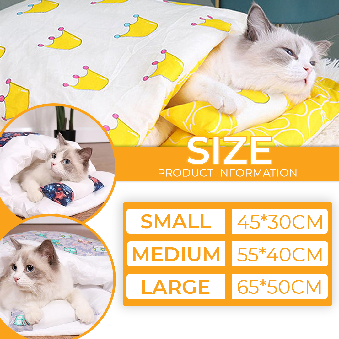 Detachable Warm Cat Bed